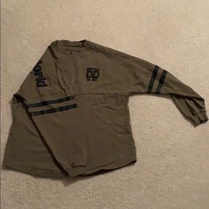 Disney spirit jersey olive green